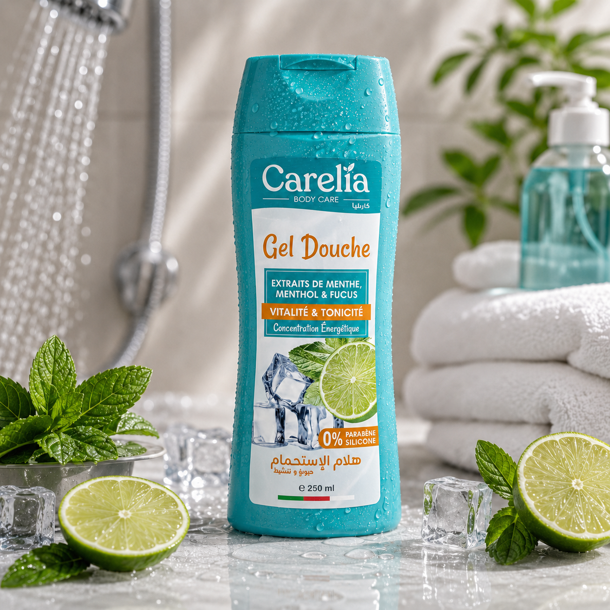 Gel Douche Vitalité et Tonicité Menthe Givrée