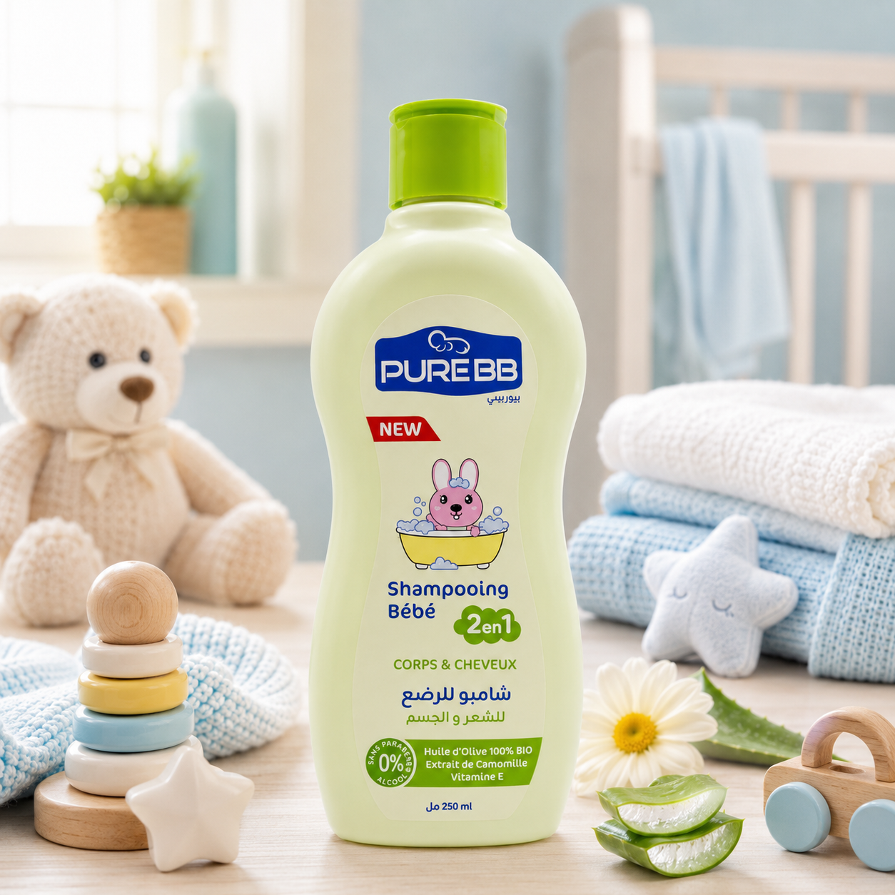Shampooing Bébé 2en1 Corps et Cheveux